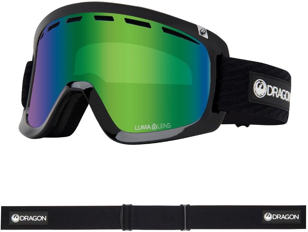 Dragon D1 OTG Goggles, Greenion Amber Lenses