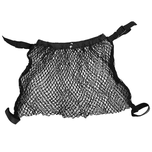 Tyenaza Bolsa de malla para cochecito, bolsa de almacenaje en red de poliéster ajustable con gran espacio de almacenamiento, accesorios para cochecito para llevar pañales, juguetes,