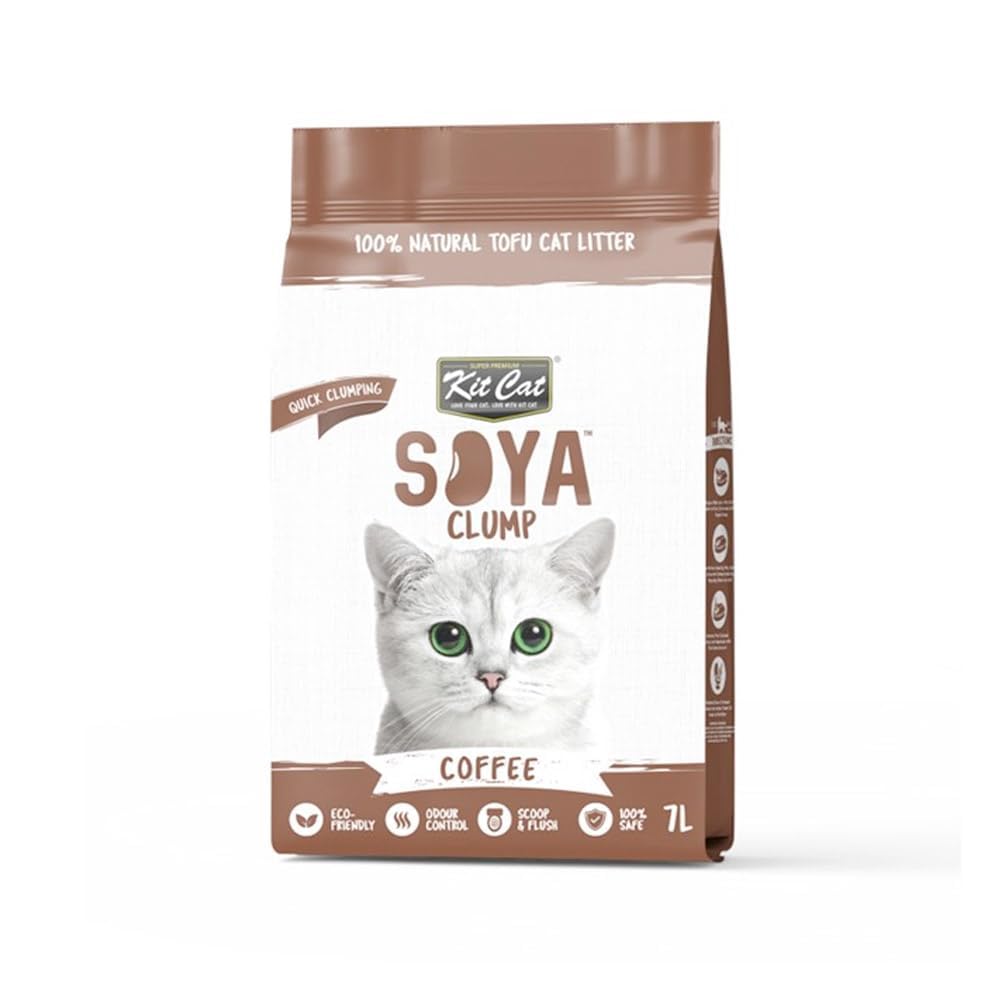 Soya Clump Soybean Litter - Coffee 7L