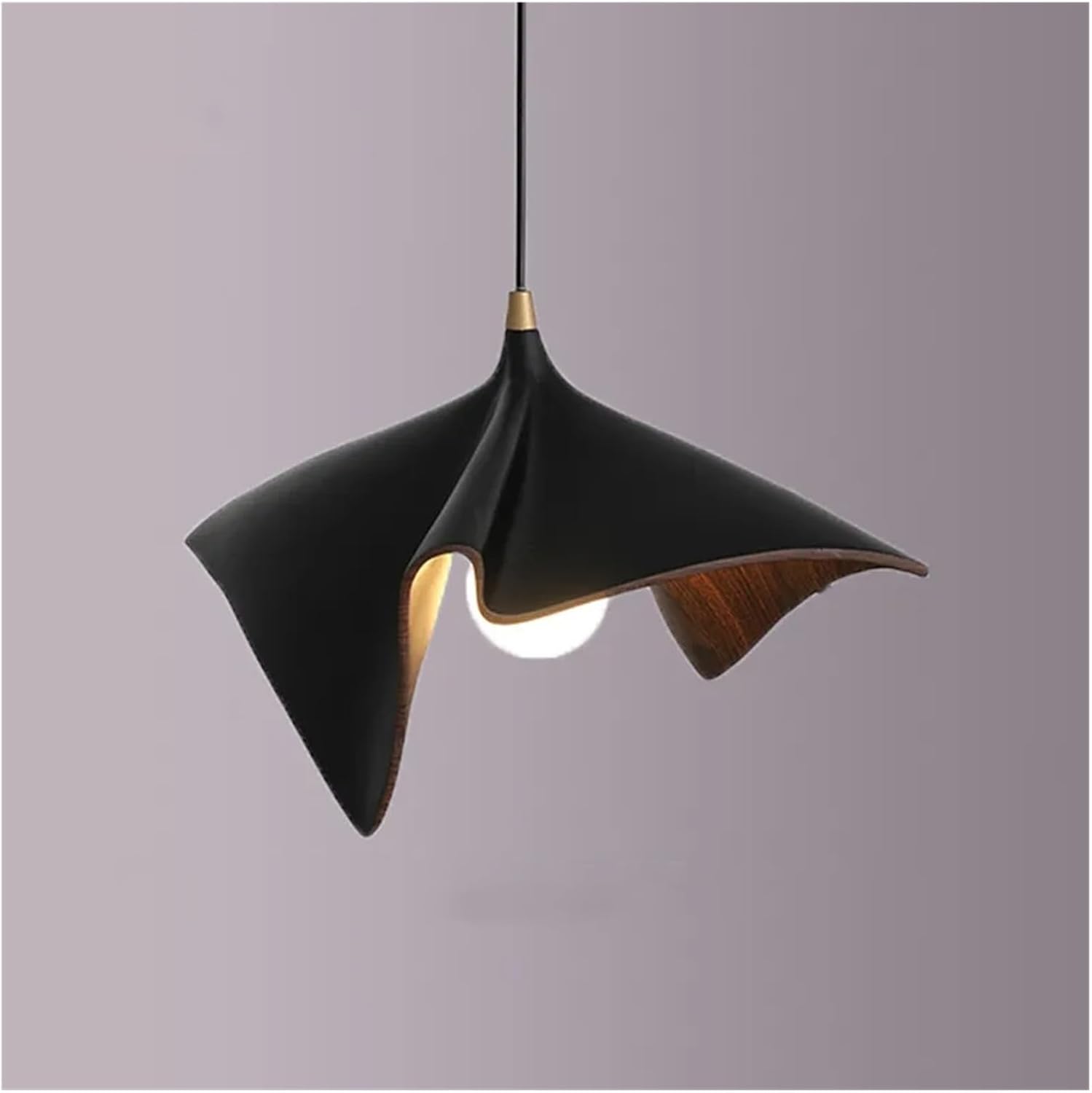 SteFik Chandelier Resin Black LED Chandelier Living Room Lights Bedroom Lights Living Room Salon Lights,Pendant