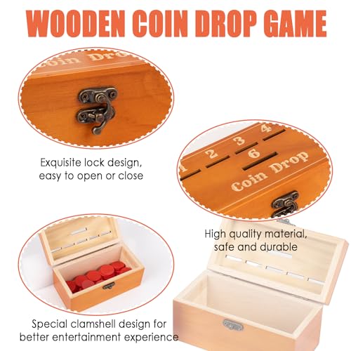 Wooden Penny Game Extguds juego de mesa de madera miniatura 3