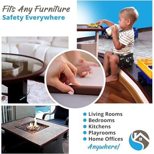 Image of All-in-One Baby Safety Kit, 2 Meters Safety Strip, 5 Child Safety Drawer Locks & 6 Plug Covers, Child Proofing Set for Home Safety