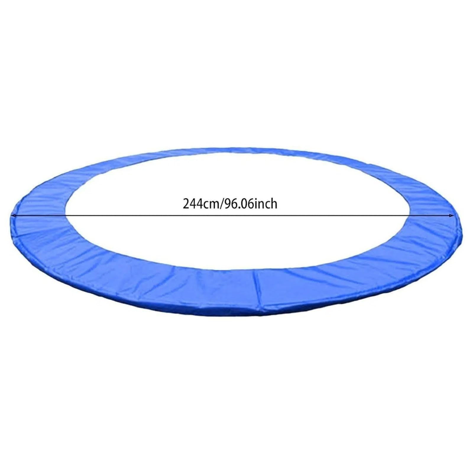 Coussin De Protection Trampoline, Coussin Protection Trampoline 305/244 cm, Résistant Aux Rayons UV, Trampoline Couverture Rembourrage,Protection Bordure,Rembourrage Couverture Ressort