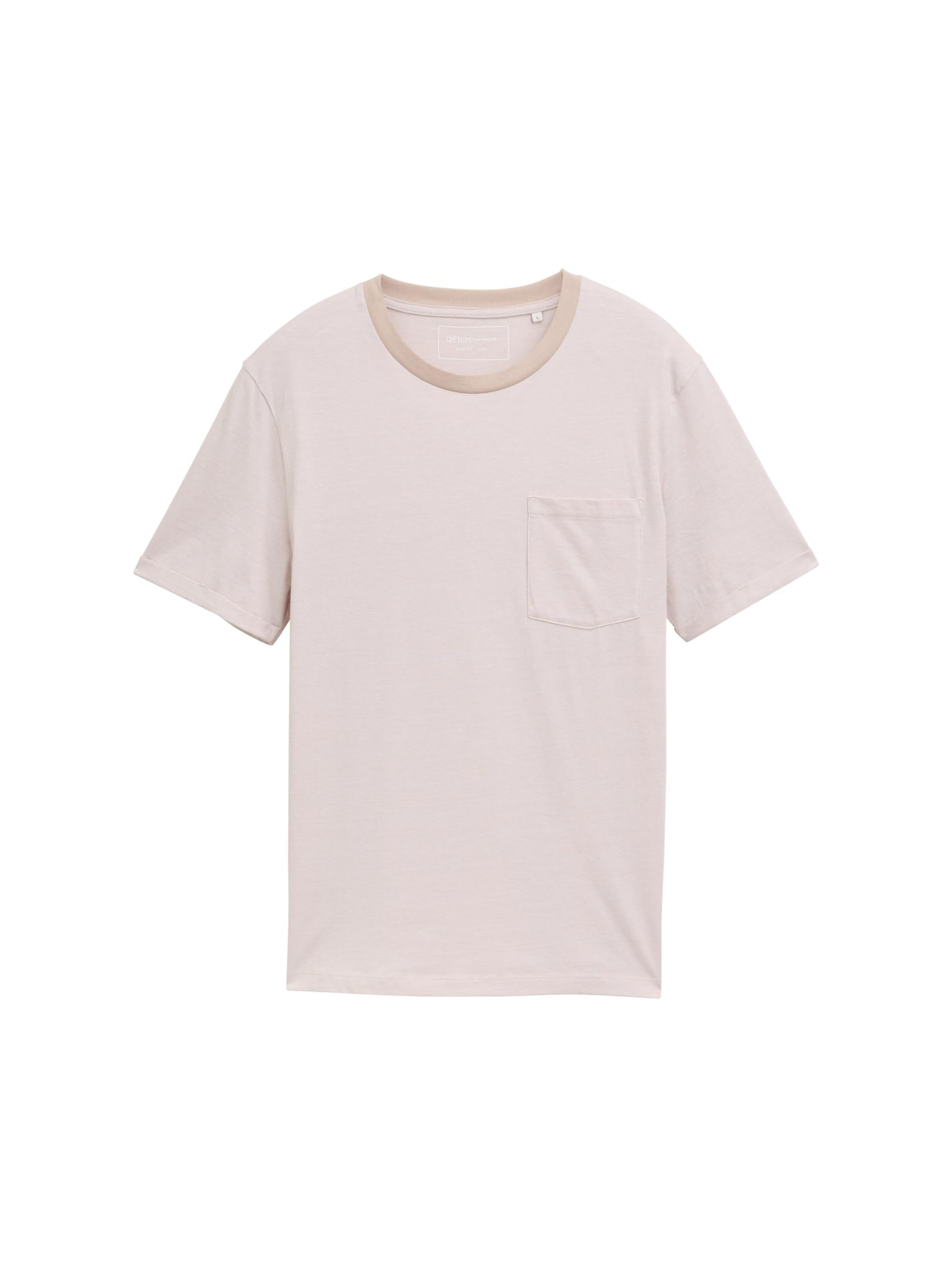 TOM TAILOR Denim Men's T-Shirt, 11754 Light Dove Grey, M