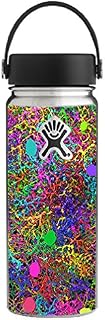 Skin Decal Vinyl Wrap for Hydro Flask 18 oz Wide Mouth/Paint Splatter