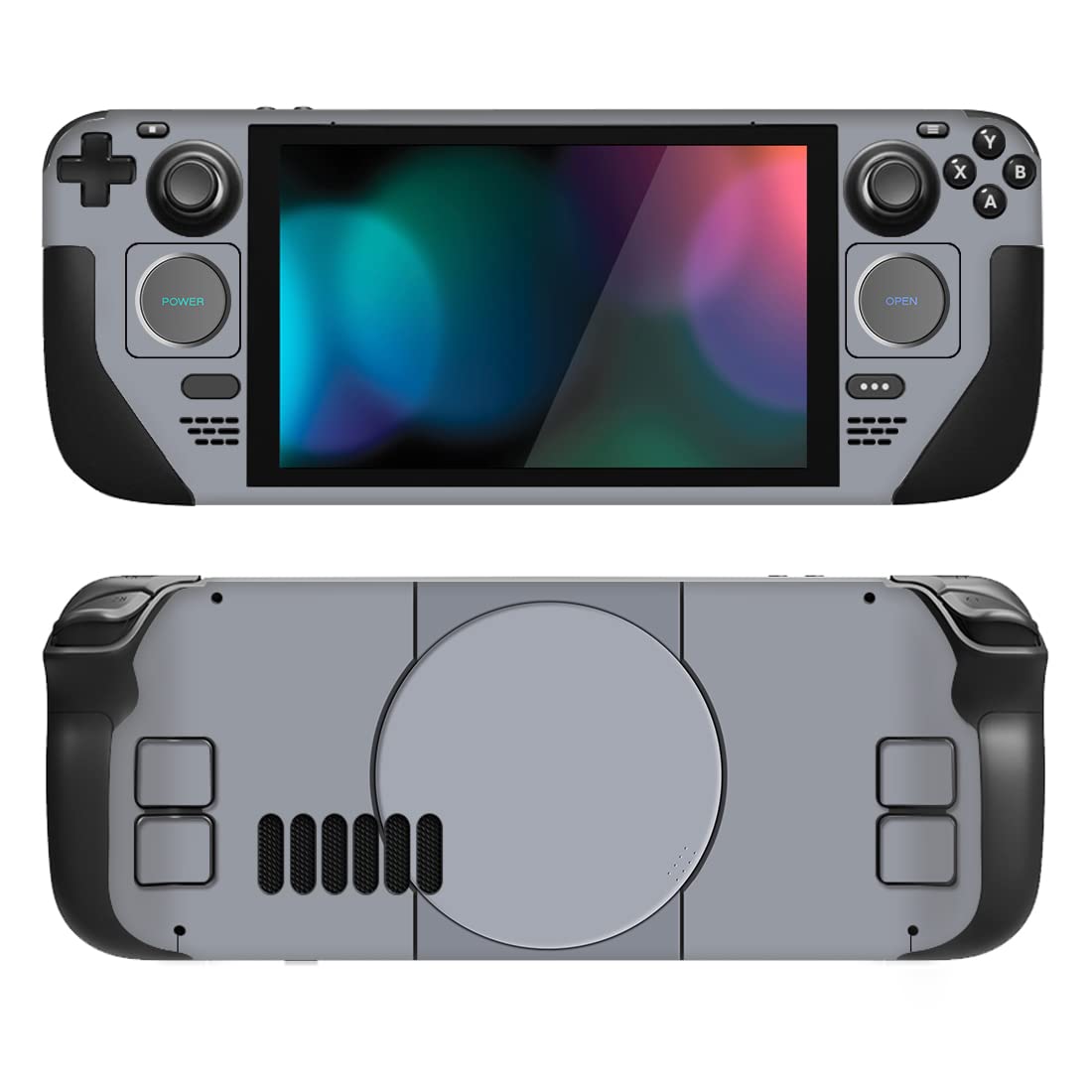 playvital Full Set Protective Skin Decal for Steam Deck LCD, Custom Stickers Vinyl Cover for Steam Deck OLED - Messy Code — view 11