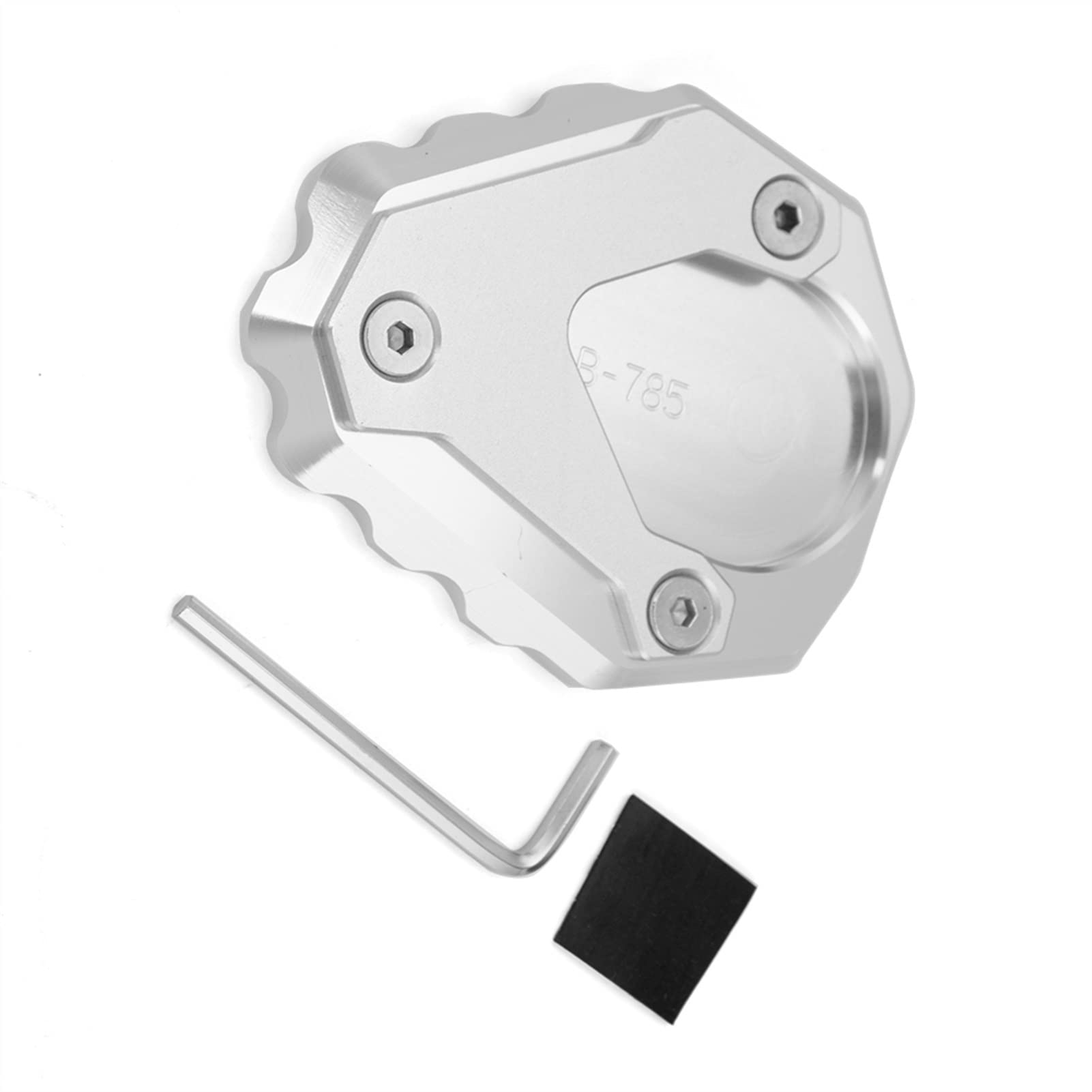 Extension pad béquille moto F750GS F850GS pour stabiliser le stationnement sur sol meuble