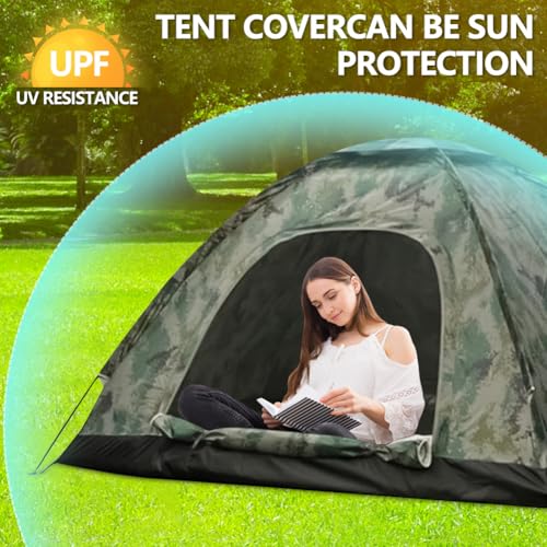 Carpa automática para camping 4 personas impermeable y resistente al viento miniatura 2