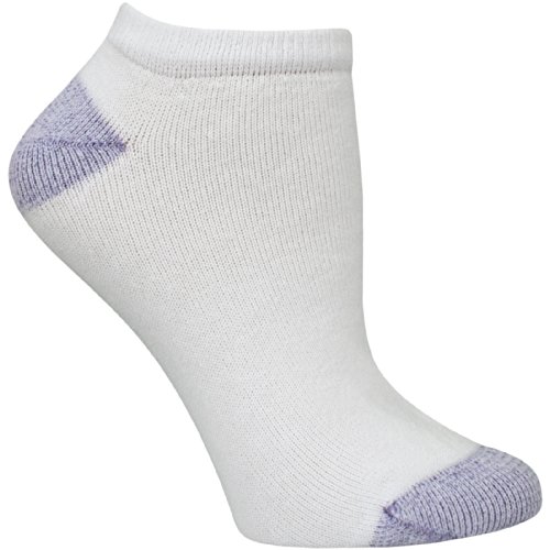 Fruit Of The Loom Womens 6 Pack No Show Socks, Shoe Size 4-10, Assorted 2