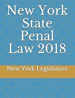 New York State Penal Law 2018 1983039047 Book Cover