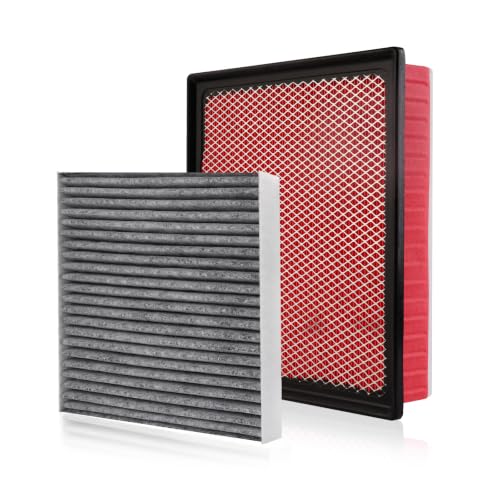 Image of Cabin & Engine Air Filter Fit for 2016-2023 Toyota Tacoma V6 Activated Carbon Cabin Filter Replace#CF10374 CA11895 Car Accessories