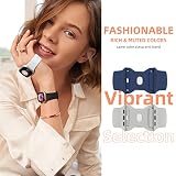 Maledan 6-pak pasków kompatybilnych z Apple Watch Band 40 mm, 38 mm, 44 mm, 42 mm, 41 mm, 45 mm, dla kobiet i mężczyzn, miękki, silikonowy, wodoodporny, sportowy pasek zastępczy do iWatch serii 7, 6, 5, 4, 3, 2, 1, SE, 38mm/40mm/41mm, silikon, Bez kamienia szlachetnego