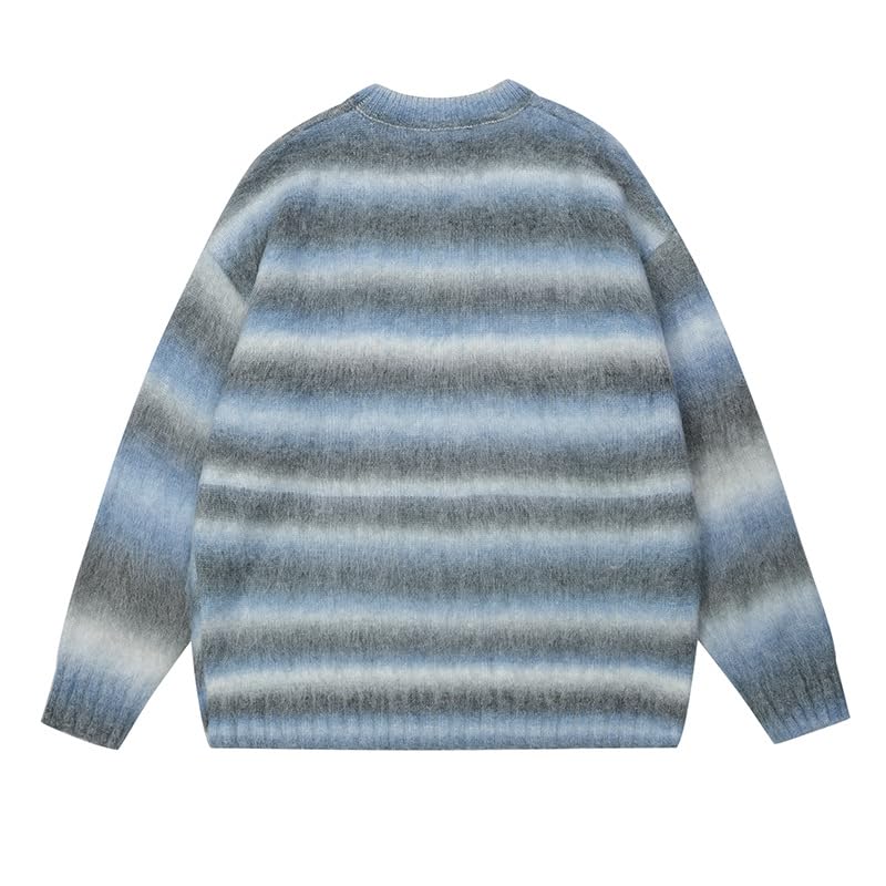 Winter American Men's Retro Sweater Loose Knit Sweater4