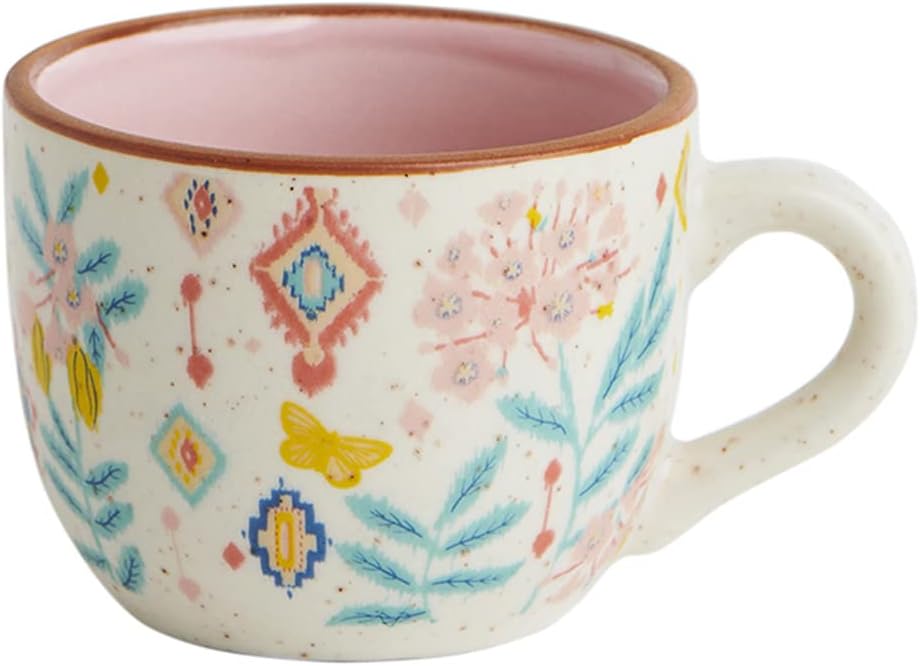 ChumbakChumbak Farmhouse Cup, Beverages, Tea Cup, Kitchen And Dining, Ceramicware, Breakfast Mugs - 200 Ml, Multicolor