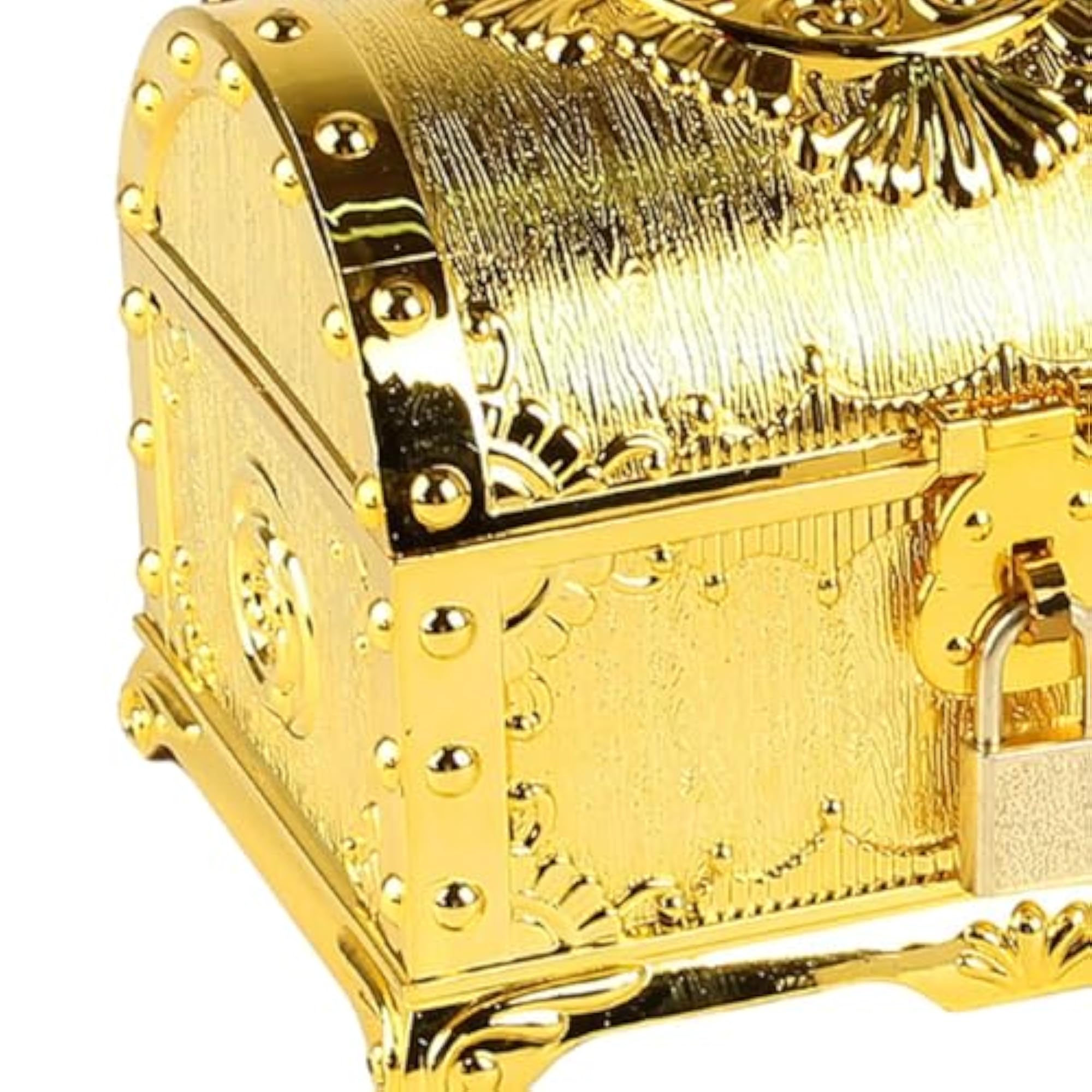 Decorative Antique Pirate Treasure Chest, Adventurous Treasure Box