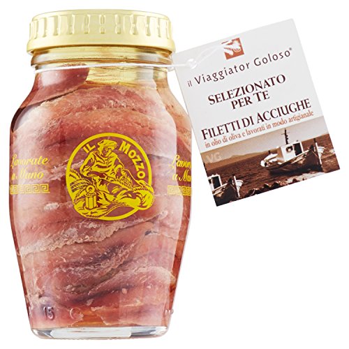 il Viaggiator Goloso Filetti di Acciughe in Olio di Oliva, 150g