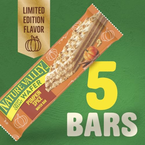 Image of Nature Valley Crispy Creamy Wafer Bars, Pumpkin Spice, Limited Edition Flavor, 5 Bars, 6.5 oz