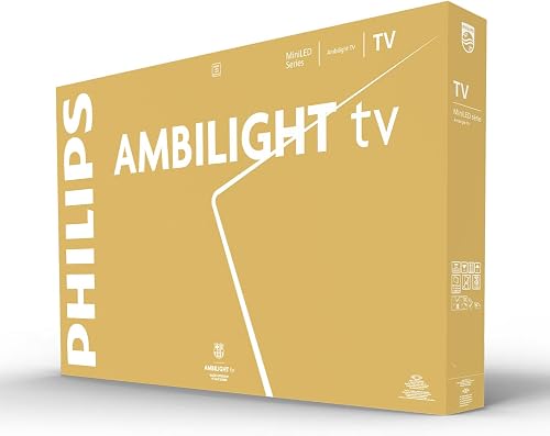 PHILIPS Ambilight 55MLED910 'The Xtra' Mini LED 4K Smart TV - Écran 55 Pouces avec P5 Perfect Picture Engine Ultra HD, Titan OS, Dolby Vision et Son Dolby Atmos - 14