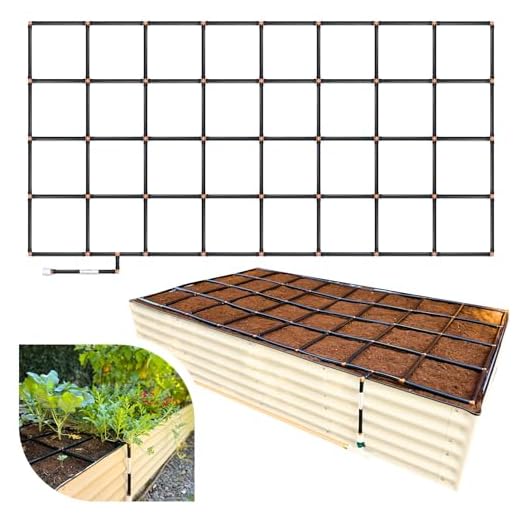 Garden Grid Watering System | Garden Irrigation System for Garden Beds – But Better | Pre-Assembled, Waters Every Plant, 2-Min Setup, USA-Made, Lasts 5–10x Longer Than Drip Irrigation | 4x8 – 44"x88"