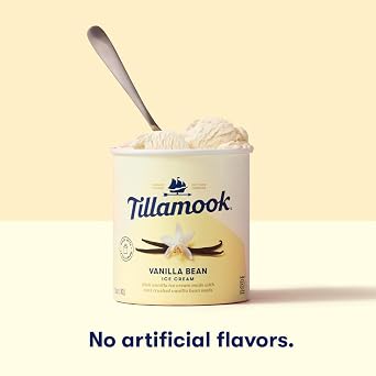 Tillamook Vanilla Bean Ice Cream, 48oz
