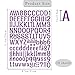 2268 Alphabet Stickers 18 Sheets Alphabet Stickers Vinyl Self-Adhesive Number Alphabet Vinyl Stickers, Mailbox Numbers Labels DIY Crafts Art Making, Decals for Sign,Notebook, Classroom Decor