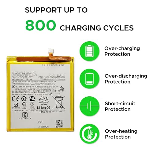 Image of GREEN FUSION Only for Moto G8 Plus Battery Replacement, KD40 Battery for Moto G8 Plus, with Repair Toolkit