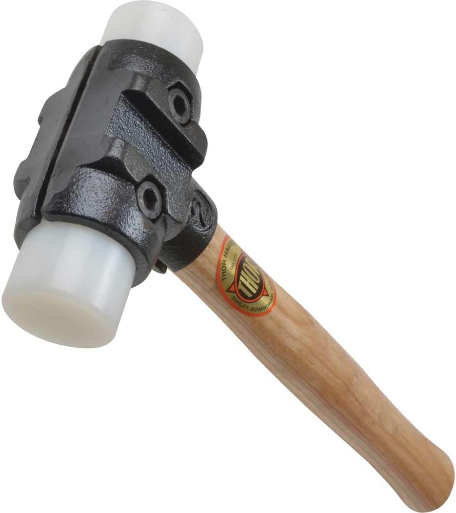 Thor Sph150 Split Head Hammer 2.Lb - Super Plastic, Black, Brown