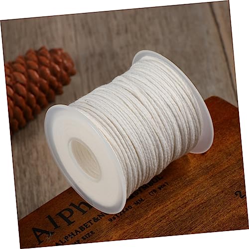 1 Rollo de Mechas de Algodón Preenceras para Velas DIY miniatura 6