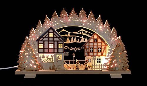 Candle Arch - 'Little Wood Worm' - 53x31x4,5 cm / 21x12.2x1.7 inch