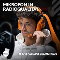 Logitech G Astro A50 X LIGHTSPEED McLaren Edition + Basisstation (Papaya) – Ansicht 7
