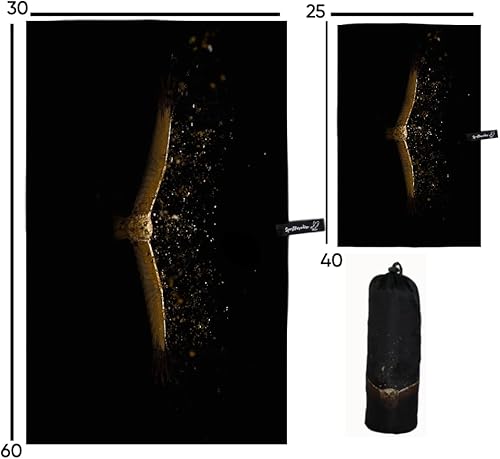 Miniatura 3 de , Toallas de camping, toalla de microfibra de 2 tamaños en 1 paquete, toalla de secado rápido, toalla de natación, toalla de playa de viaje, toalla