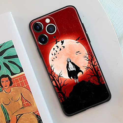 Heminjyjef Japanese Anime Anti-Drop Shell Cover Manga Pattern Non-Slip Protective Cell Phone Case (Mikey Manjiro Sano,For Iphone 14) #TOP2