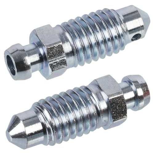 AERZETIX - C70786 - Satz von 2 Ventilen Entlüftungsschraube M8x1.25 - kompatibel mit Peugeot Citroën Alfa-Romeo Dacia Vw Mercedes-Benz Fiat Ford Renault Opel Toyota Mazda Honda - OE-Nummern 4428.40