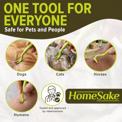 Homesake 3-Pack Tick Removal Kit