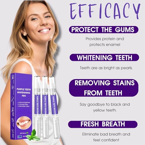 teeth whitening pen teeth whitener effective tooth whitening gel kit professionally stain removal effective painless low sensitivity 3 pcs