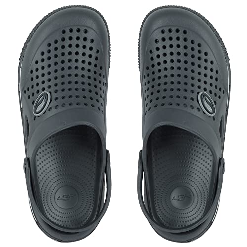LANCER Mens Soft-Army Dark Grey Clog - 6 UK (Soft-Army-T.Gry-6)
