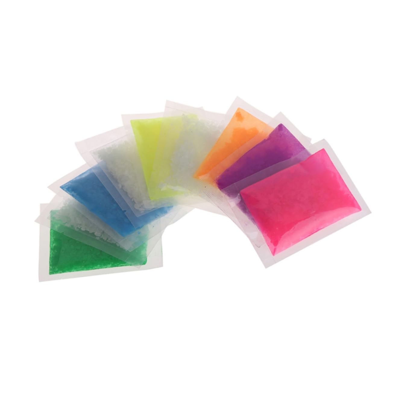 Garneck 20g DIY Luminous Craft Sand Blue Fluorescent Self-Glowing Nail Art Sand Fluorescent