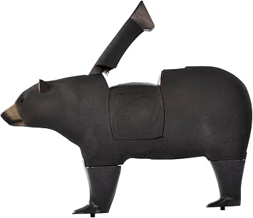 Bear 3D Archery Target, Accurately Mimics the Silhouette of a 250 lb Bear, Constructed of Ultra-Durable Self-Healing PolyFoam, Utilizes a PolyFusion 4-Sided Replaceable Core