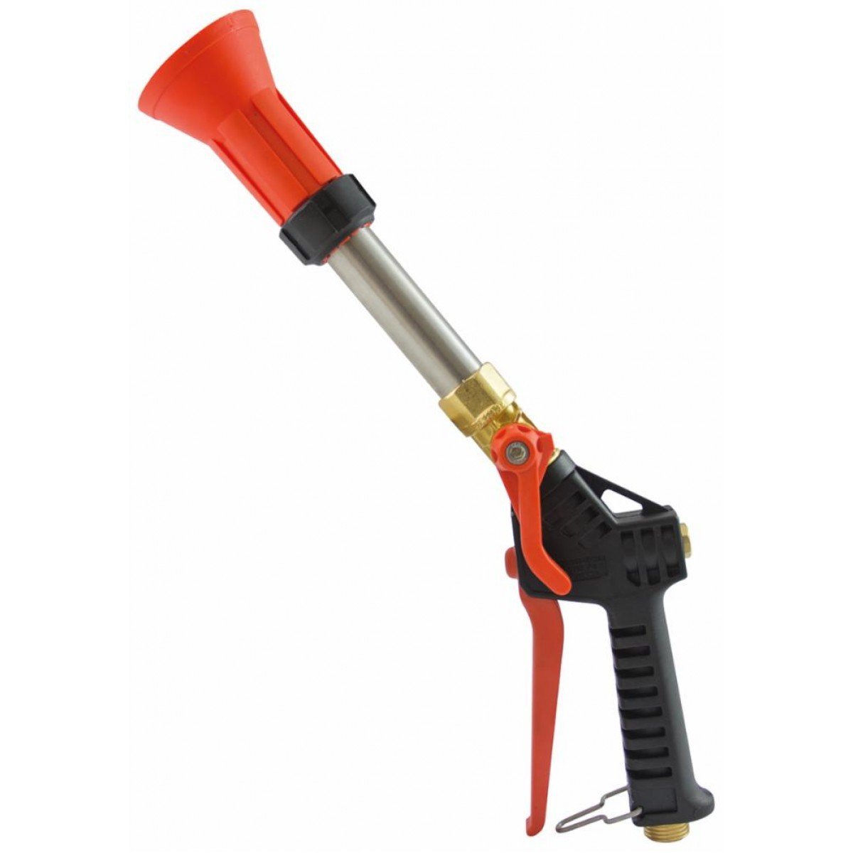 G.L.D. Forniture Lancia per irrorazione turbo 400 mm con ugello cono M15x1 dotato di gancio bloccaggio leva