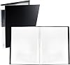 ASelected A3 Display Book Folder 40 Pockets Presentation Book with Clear Plastic Sleeves,80 Views A3 Storage Book Folder Folio for Painting Artwork Portfolio Projects,School,Colleges,Home,Office