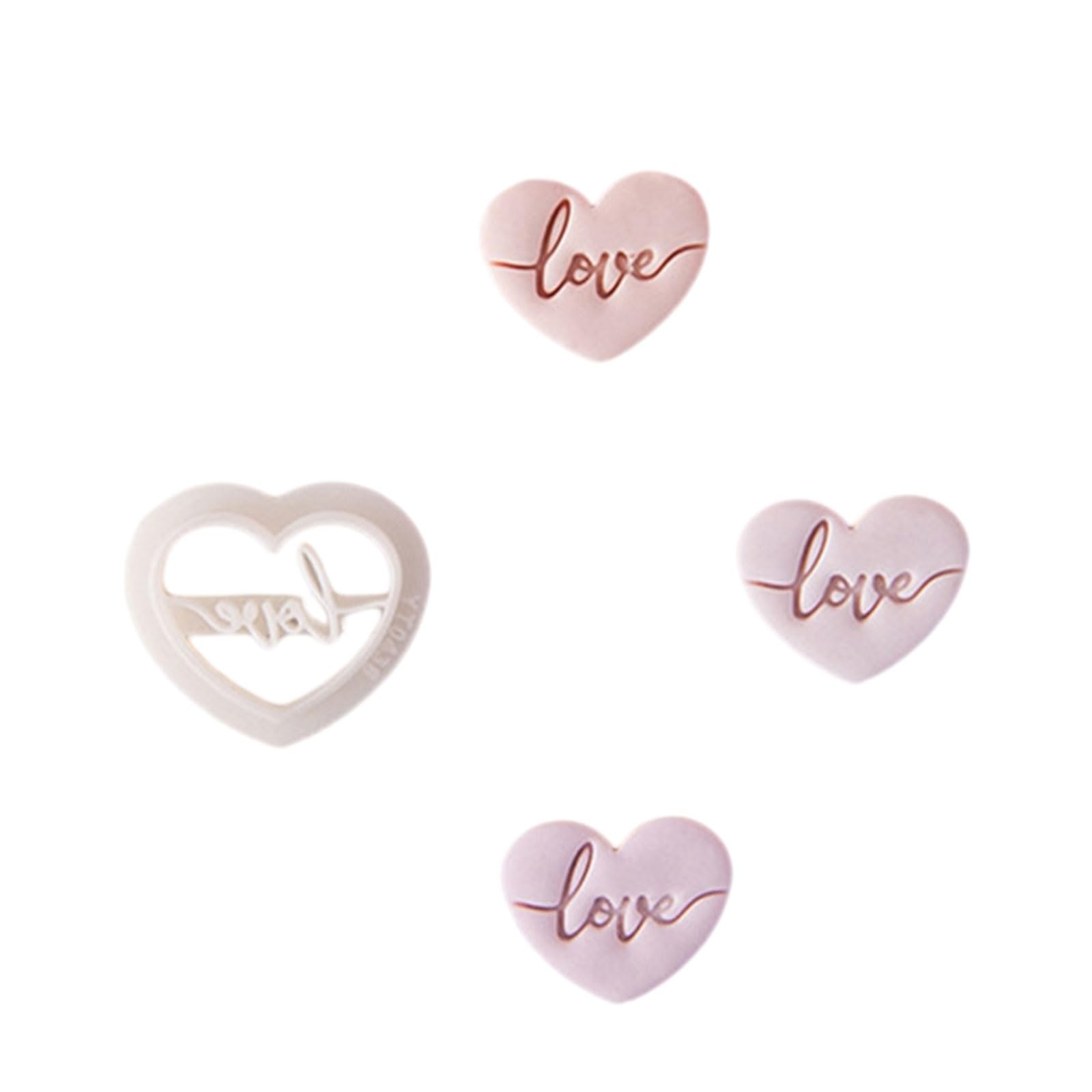 Yhplxyuus Clay for Earrings Jewelry Making Keys Heart Clay Practical Earrings Valentine ' s Day Earring Cake Jewelry
