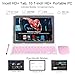 Android 15 Tablet,10 inch Tablets, 8GB RAM+32GB ROM/2TB Expandable, 2 in 1 Tablets with Keyboard Case, 1280x800 IPS Display Screen, 5G Wi-Fi6, Dual Camera, 6000mAh Battery BT5 Widevine L1 (Pink)