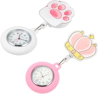 2 Pçs Relógio De Bolso Distintivo De Enfermeira Relógio De Enfermeira Presente Badket Relógios De Bolso De Enfermeira Clipe Relógio De Presente De Enfermeira Relógios De