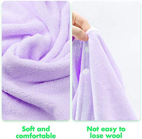 Romasa RO-TO-WE01 Toddler Hooded Bath Towel Ultra Soft Towel Highly Absorbent Bathrobe Blanket For Boys Girls- 27.5 Inch X 55 Inch  thumb #4