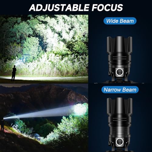 Faros delanteros recargables de 99000 lm y lámpara LED con sensor para frente 5