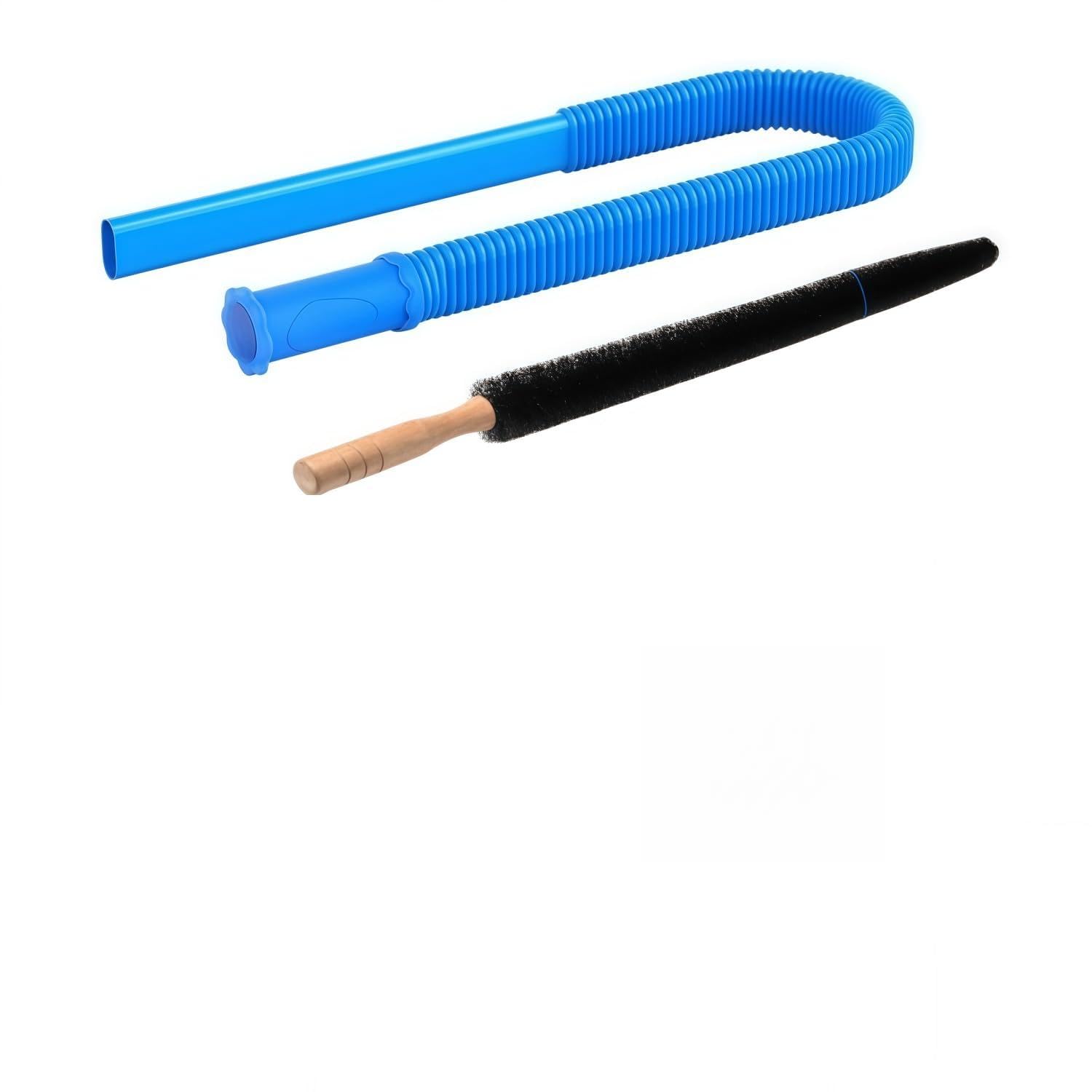qixiang Dryer Vent Cleaner Kit,Universal Vacuum Hose Attachment and Lint Brush,multipurpose dryer vent cleaner for Power Washer.