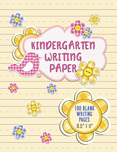 9798646936418 Kindergarten writing paper: for ABC kids 100 Blank handwriting practice pages with dotted lines, yellow cover