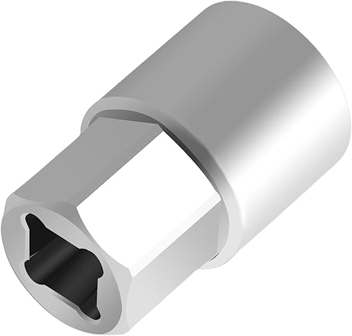 Herramienta de enchufe CNC de mango de rueda de repuesto de acero inoxidable (use trinquete de transmisión cuadrada de 1/2 pulgada) compatible con