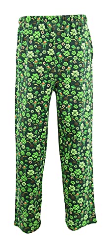 Unique Baby Adult St Patricks Day Clover Pajama Pants4