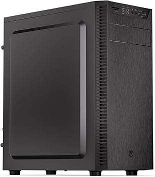ENDORFY Armis 100 Solid Small ATX PC Case, 120mm Fan Included, Up to 335mm GPU, Max. 165mm CPU Cooler, 2X USB-A Front, Memory Card Reader, EY2A015